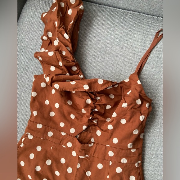 NWT Anthropologie Maeve One Shoulder Romper - Picture 3 of 8